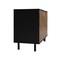 Manhattan Comfort Liam Accent Cabinet in Black and Brown Wood AC-310AMC248 - alternate 2